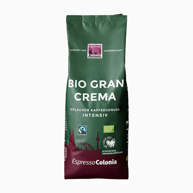 EspressoColonia Bio Gran Crema Ganze Bohnen Kaffee 1kg